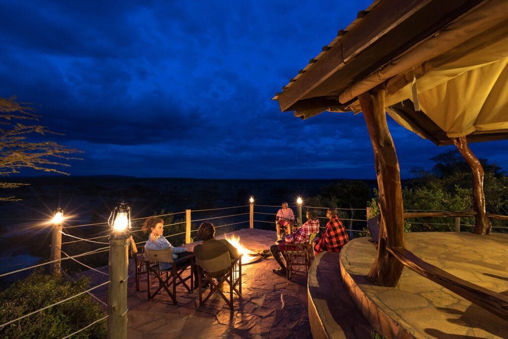 Saruni Basecamp Saruni Eagle View relaxing at main area Saruni Basecamp Saruni Eagle View relaxing at main area