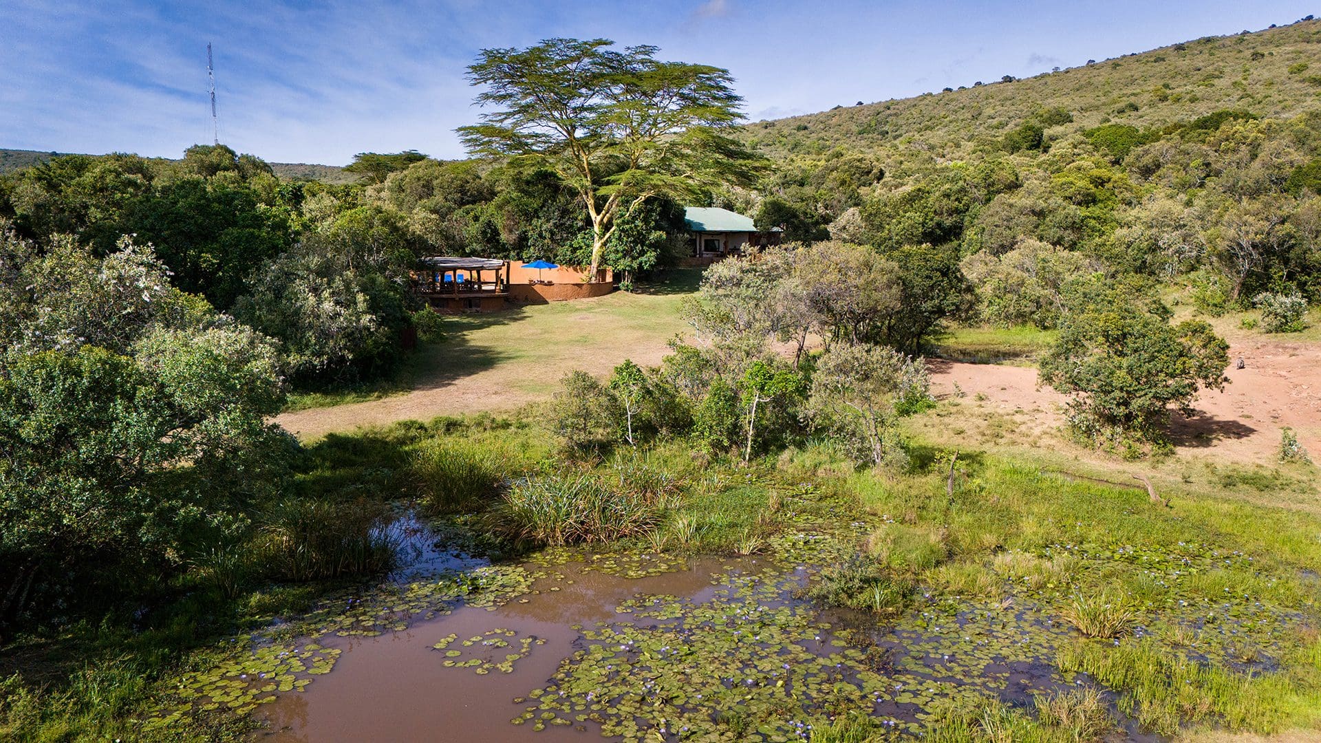 Saruni Basecamp Basecamp Mara Houses view from water