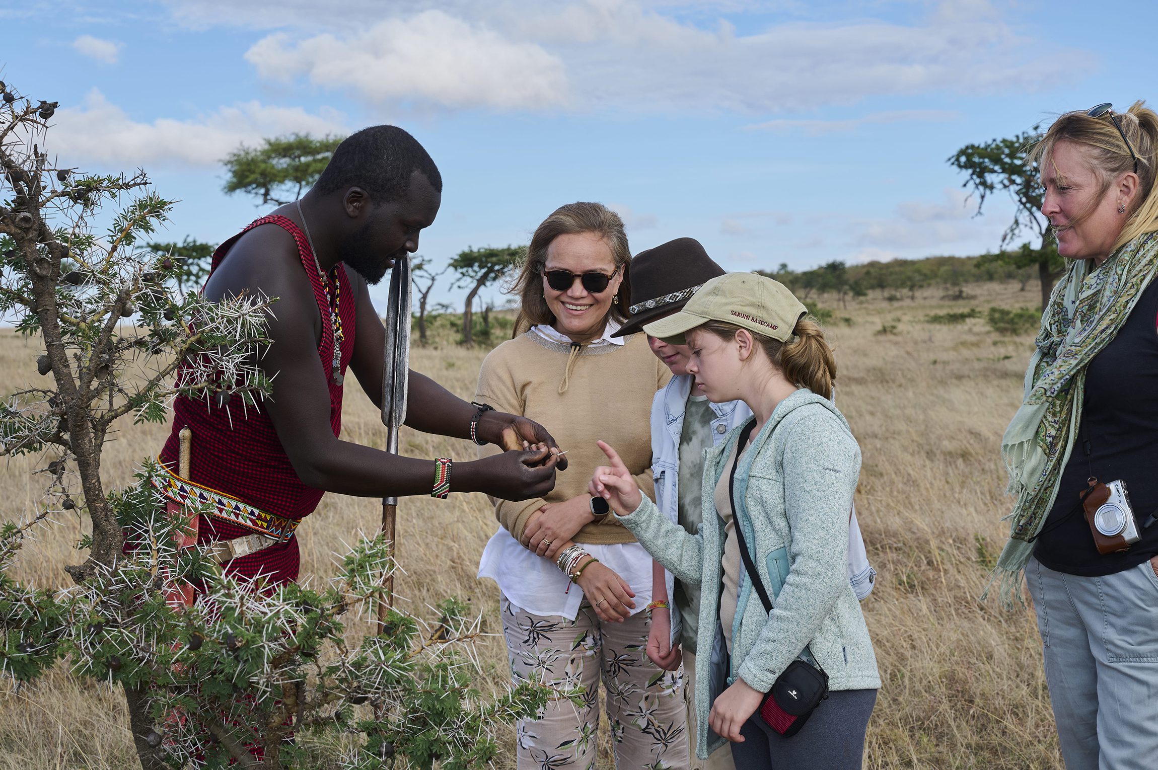 three generations on safari